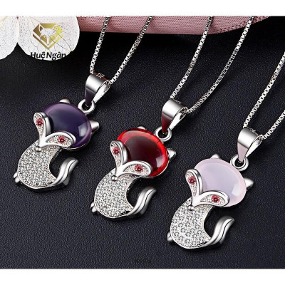 Dây chuyền bạc 925 Huệ Ngân - Hồ ly phong thủy may mắn PP1561