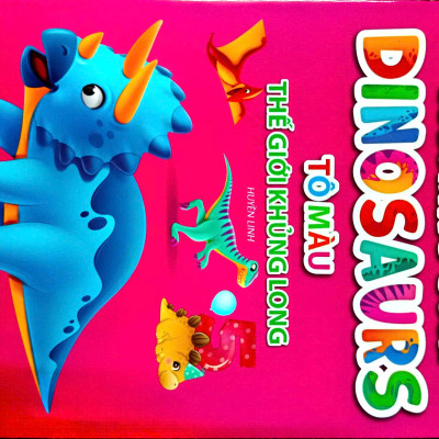 Combo Bộ Tô Màu Thế Giới Khủng Long Dinosaurs
