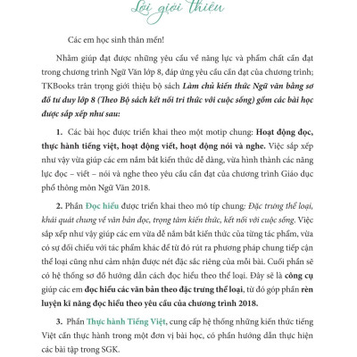 Làm Chủ Kiến Thức Ngữ Văn Bằng Sơ Đồ Tư Duy Lớp 8 - Tập 2 (Theo Chương Trình Của Bộ Sách Kết Nối Tri Thức Với Cuộc Sống)