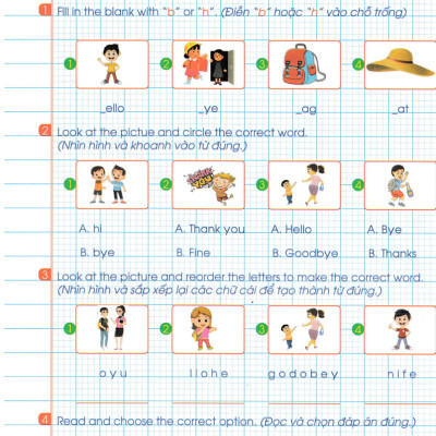 Phiếu Bài Tập Cuối Tuấn Môn Tiếng Anh Lớp 3 (Biên Soạn Theo Chương Trình GDPT Mới) _ HA
