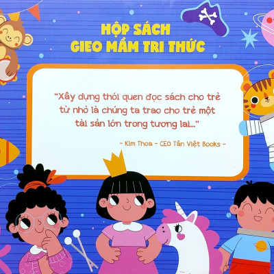 Box Set Gieo Mầm Tri Thức 21: 5 Phút Đọc Truyện Cùng Con Yêu (Bộ 4 Cuốn)