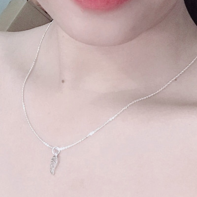 Dây chuyền bạc mặt cánh thiên thần - Ngọc Quý Gemstones
