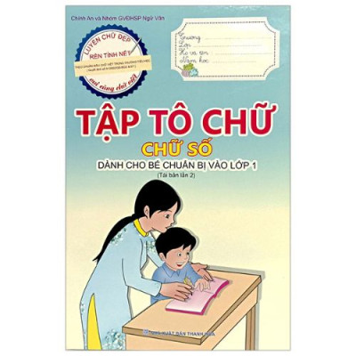 Sách - Tập Tô Chữ - Dành cho bé chuẩn bị vào lớp 1 - Bộ 6 Cuốn