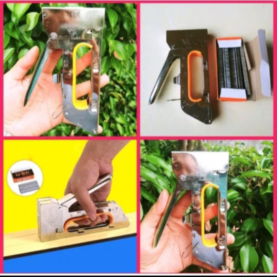 1 DỤNG CỤ BẤM ĐINH GHIM CẦM TAY THẾ HỆ MỚI TẶNG KÈM THEO HỘP GHIM BẤM LOẠI TỐT