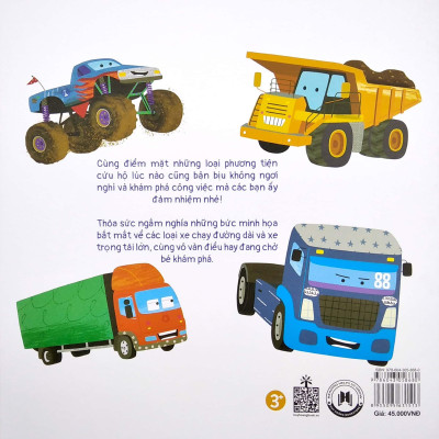 Busy Machines - Trucks: Những Cỗ Máy Năng Nổ - Xe Tải (Song Ngữ Anh - Việt)