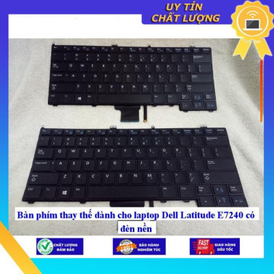 Bàn phím dùng cho laptop Dell Latitude E7240 có đèn nền  - Hàng Nhập Khẩu New Seal