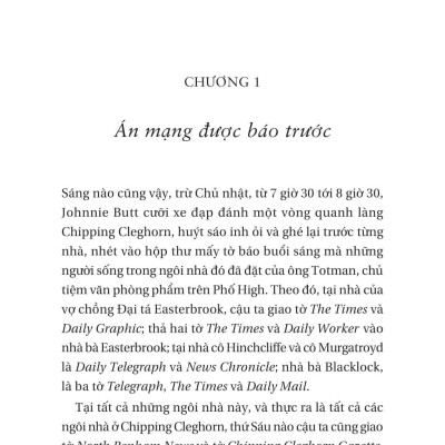 Một Vụ Án Của Jane Marple - Vụ Án Mạng Được Báo Trước