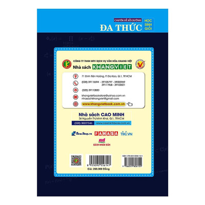 Sách - Chuyên Đề Bồi Dưỡng Học Sinh Giỏi Đa Thức - Khang Việt Book