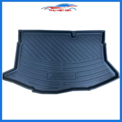 Thảm nhựa lót cốp Ford Fiesta Hatch Back 2016-2017-2018-2019-2020-2021-2022 nhựa dẻo dày dặn đàn hồi tốt