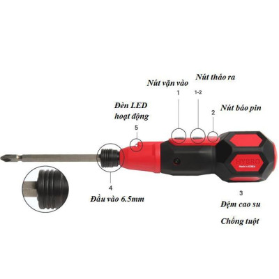 Máy vặn vít cầm tay HIT-K01-1BIT