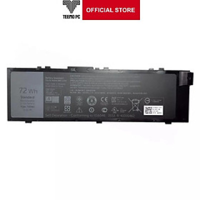 Pin Tương Thích Cho Laptop Dell Precision 15 7510 7520 17 7710 7720 451-Bbsf Model: T05W1 - Hàng Nhập Khẩu New Seal TEEMO PC TEBAT1330