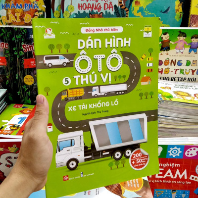 Dán Hình Ô Tô Thú Vị- Xe Tải Khổng Lồ