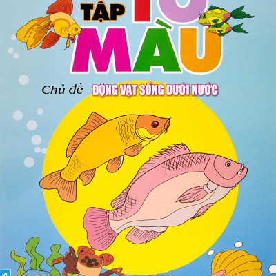 Em Tập Tô Màu - Chủ Đề: Động Vật Sống Dưới Nước