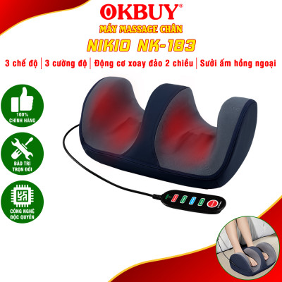 Máy massage bàn chân và bắp chân pin sạc Nikio NK-183