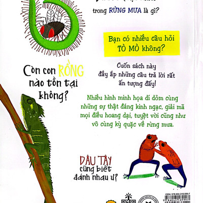 Những Câu Hỏi Tò Mò & Giải Đáp Thú Vị Về Rừng Mưa (Tái bản 2023)- 2HBooks