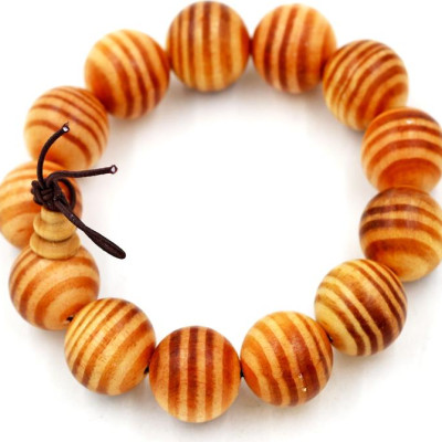 Vòng tay chuỗi hạt gỗ Huyết rồng 18 ly kèm hồ lô