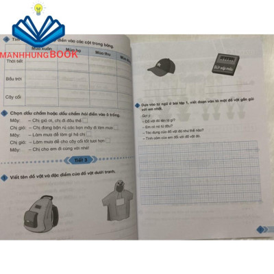 Sách Thực hành Tiếng Việt và Toán lớp 2 tập hai