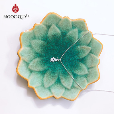 Dây chuyền bạc mặt bóng ma - Ngọc Quý Gemstones