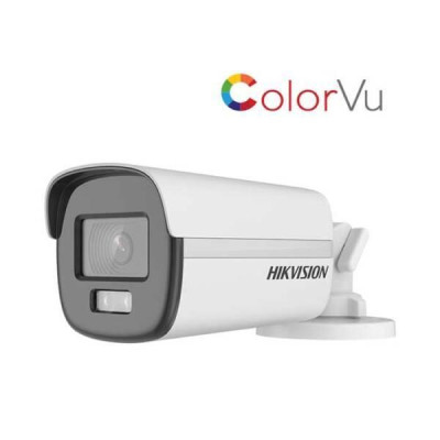 Camera HDTVI ColorVu 2.0MP thân trụ HIKVISION DS-2CE12DF0T-F Hỗ trợ đèn trợ sáng 40m, Chống ngược sáng, có màu đêm - Hàng chính hãng