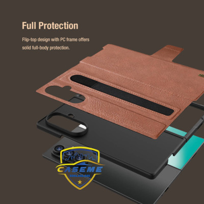 Bao Da Nillkin Aoge Leather Case Chính Hãng Cho Samsung Galaxy Z Fold7 – Sang Trọng, Siêu Bền, Bảo Vệ Toàn Diện - Hàng Chính Hãng