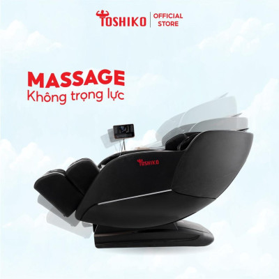 Ghế Massage Toàn Thân điều khiển giọng nói Đa Năng Toshiko T20 bảo hành 6 năm sở hữu con lăn 4D massage di chuyển, Ghế massage Cao Cấp với hệ thống AI scanbody chuyên biệt giúp con lăn điều chỉnh