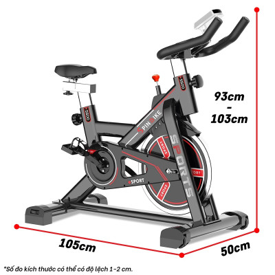 BG- TẶNG BLUETOOTH-Xe đạp tập thể thao đa năng trong nhà Model S500 SPINING BIKE mới (hàng nhập khẩu)