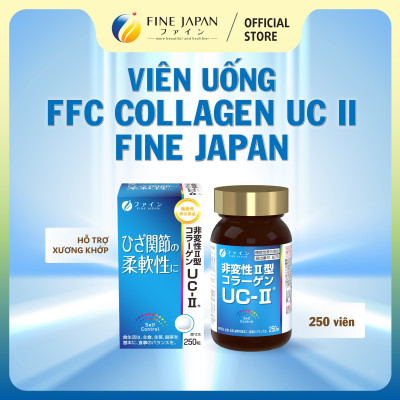[Chức năng] Viên uống FFC Collagen UC II FINE JAPAN hỗ trợ xương khớp linh hoạt lọ 250 viên