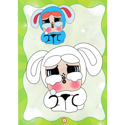 Sách - Bé Tô Màu Cry Baby - Đáng Yêu + Vui Đùa Với Các Bạn - Bộ 2 Cuốn - Hồng Ân