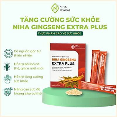 ăng cường sức khỏe NIHA GINGSENG EXTRA PLUS