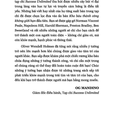 Kho Báu Thành Công Không Giới Hạn - TV