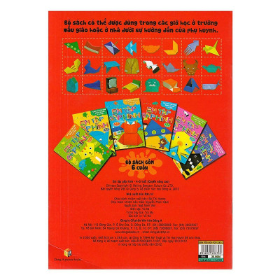 Sách - Em Tập Gấp Hình 4 - 5 Tuổi - Nâng Cao - Đông A