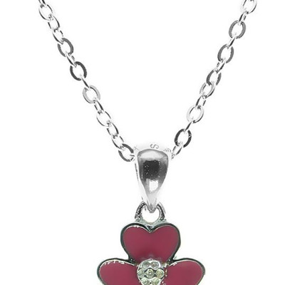 Dây Và Mặt Dây Chuyền Bạc Hiểu Minh DMD025H cỏ 3 lá