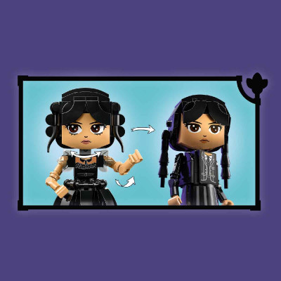 LEGO WEDNESDAY 76780 Đồ Chơi Lắp Ráp Nhân Vật Wednesday Addams (702 chi tiết)