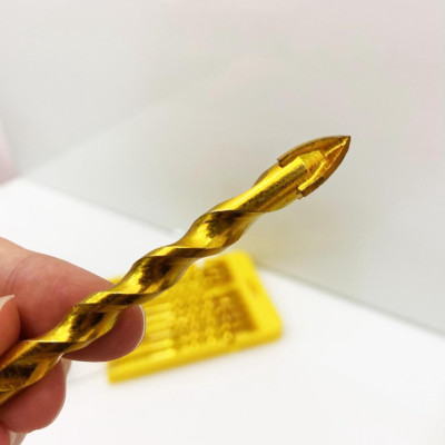 MŨI KHOAN KÍNH - GẠCH MEN 4 CẠNH, CHÂN LỤC GIÁC ĐƯỜNG KÍNH PHI Ø 12 DÀI 120MM KYNKO MKKGM- 12120 (VỈ 5 CHIẾC)