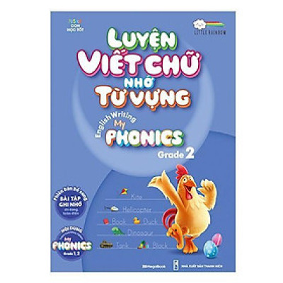 Sách - Luyện Viết Chữ Nhớ Từ Vựng - English Writing My Phonics Grade 2 - Megabook