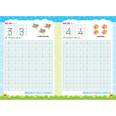 Sách - Bé Khởi Đầu Tập Viết - dành cho trẻ 4 - 6 tuổi