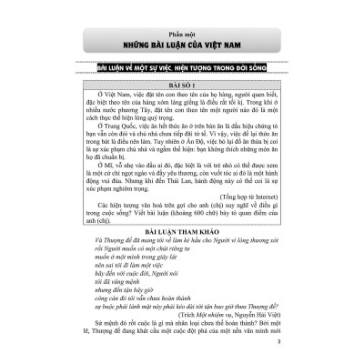 Sách - Tinh Tuyển Những Bài Luận Theo Hướng Mở - Quyển 1 - Khang Việt Book