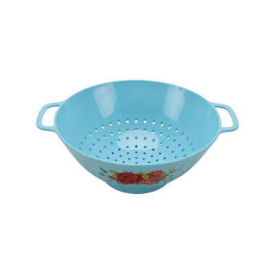 Bộ 2 rổ The Pioneer Woman Sweet Rose 14033, màu xanh/hồng Hàng chính hãng