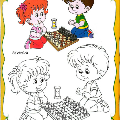 Sách - Bé Tập Tô Màu - Các Hoạt Động Vui Chơi Của Trẻ