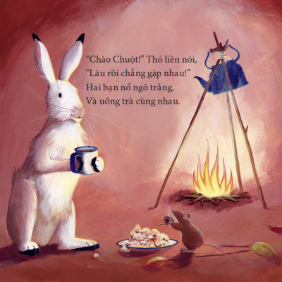 Sách tranh song ngữ Gấu say ngủ - Ehomebooks