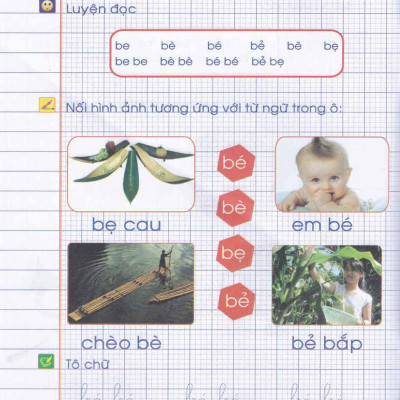 Vở Ô Li Thực Hành Tiếng Việt Lớp 1 - Quyển 1