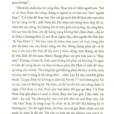 Tôi Đã Sống Bằng Trái Tim Người Khác