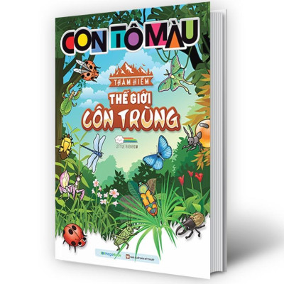 Sách - Con Tô Màu - Thám Hiểm Thế Giới Côn Trùng (24 Stickers) - Megabook