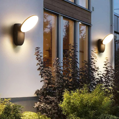 Đèn Tường Chiếu Biển Số Nhà - Rọi Tường DT-6452 - Thân Nhôm - Ánh Sáng Vàng - Led Siêu Sáng 12w