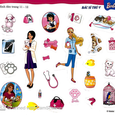Barbie Bộ Sách Dán Hình Cuộc Sống Nhiều Niềm Vui - Tập 2