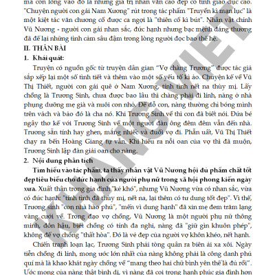 Bồi Dưỡng Học Sinh Giỏi Văn 9 Thi Vào Lớp 10 - KV