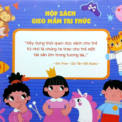 Box Set Gieo Mầm Tri Thức 16 : Truyện Stem Mô Hình Động (Bộ 4 Cuốn)