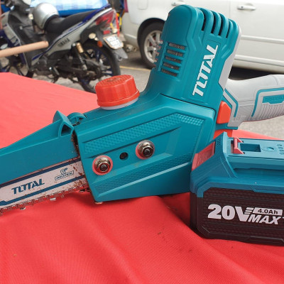 MÁY CƯA XÍCH MINI DÙNG PIN 20V (KHÔNG BAO GỒM PIN VÀ SẠC) TOTAL TGSLI2068 - HÀNG CHÍNH HÃNG