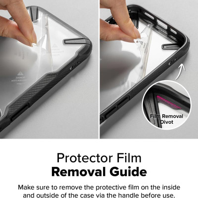 Ốp lưng dành cho iPhone 16 Pro Max/16 Pro/16 Plus/16 RINGKE Fusion X - Hàng Chính Hãng