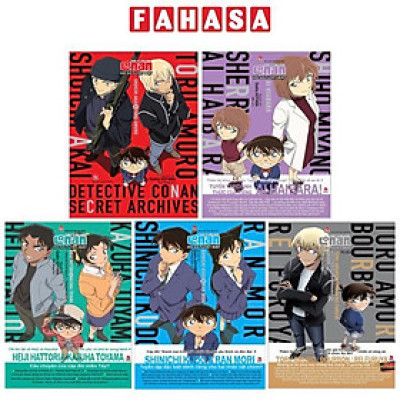 Combo Manga - Thám Tử Lừng Danh Conan - Hồ Sơ Tuyệt Mật (Bộ 5 Cuốn)